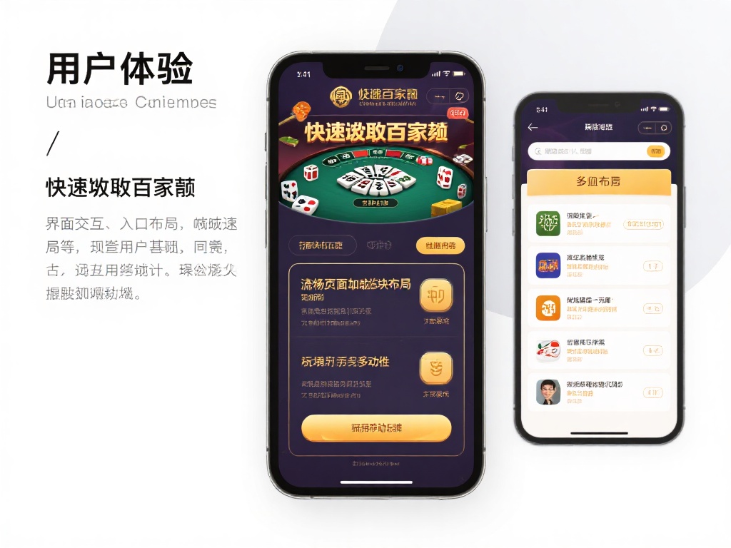 用户体验是设计环节中的核心，涉及到界面交互、入口布