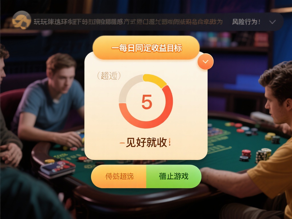 例如，有玩家选择每日固定收益目标，一旦超过目标便“