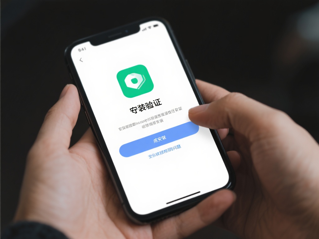安装验证：成功下载后，在安装过程中，手机会提示安装