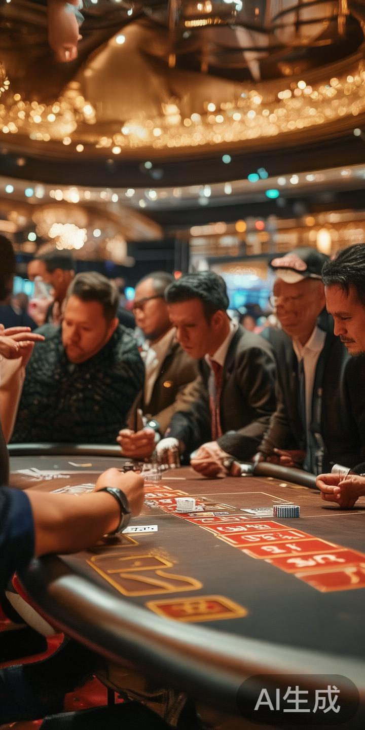 在赌场中，百家乐以其简单规则和快节奏的玩法深受玩家